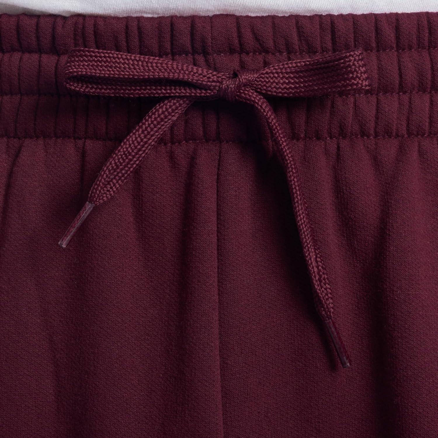 imageFruit of The Loom Eversoft Fleece Joggers with Pockets Relaxed Fit Moisture Wicking Breathable Tapered SweatpantsMaroon