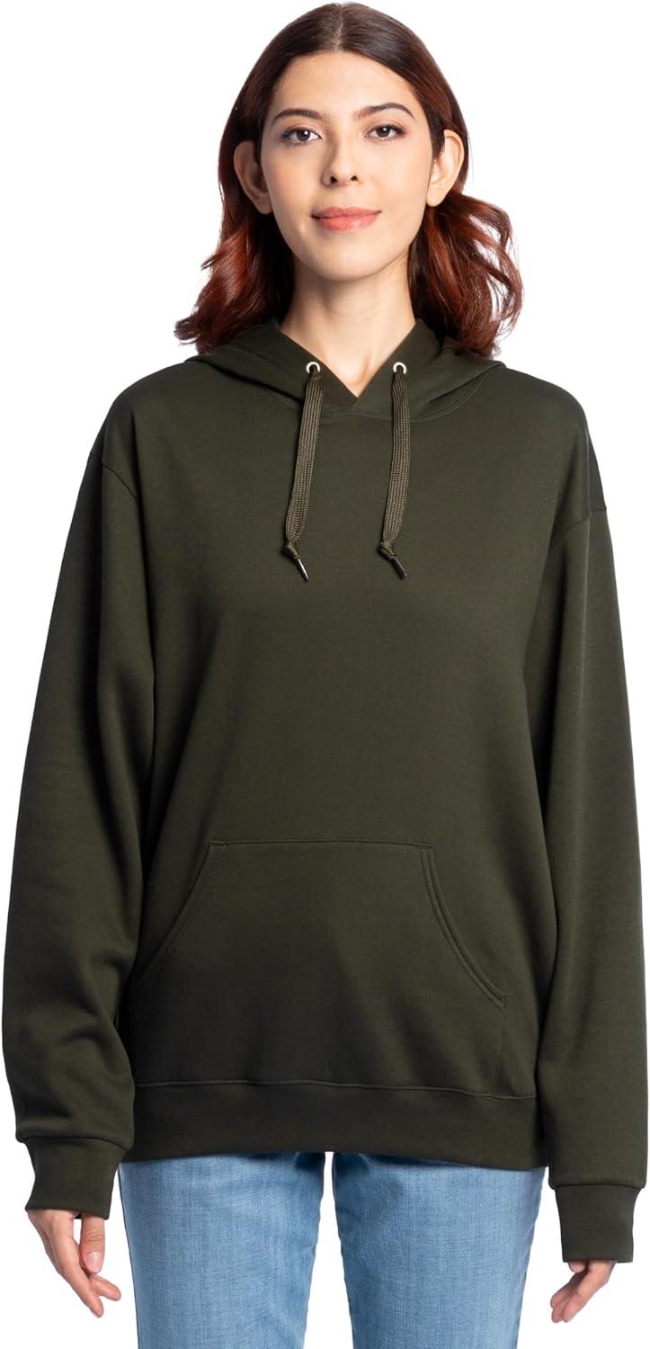imageFruit of the Loom Mens Eversoft Fleece Pullover Hooded Sweatshirt Moisture Wicking amp BreathableDuffle Bag Green