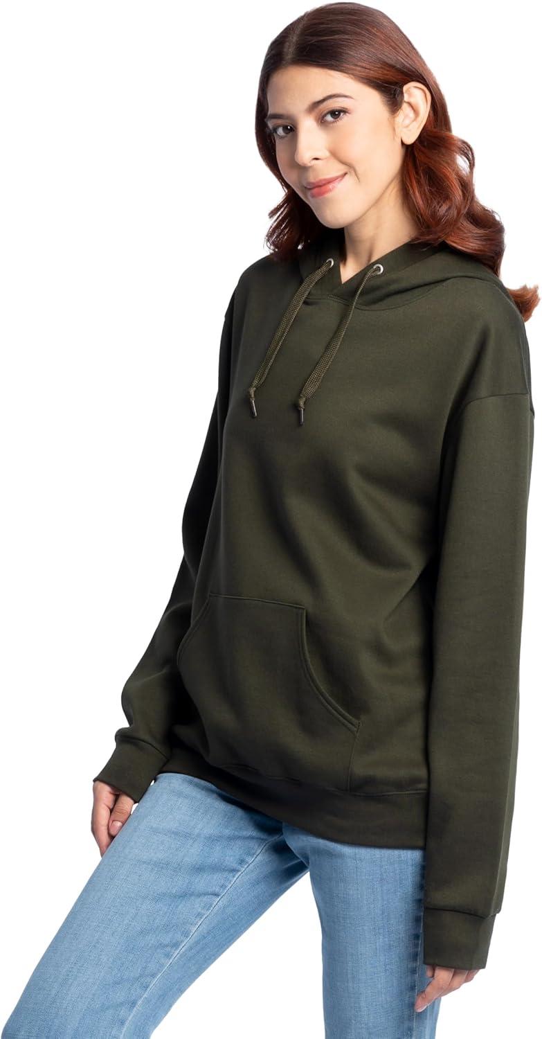 imageFruit of the Loom Mens Eversoft Fleece Pullover Hooded Sweatshirt Moisture Wicking amp BreathableDuffle Bag Green