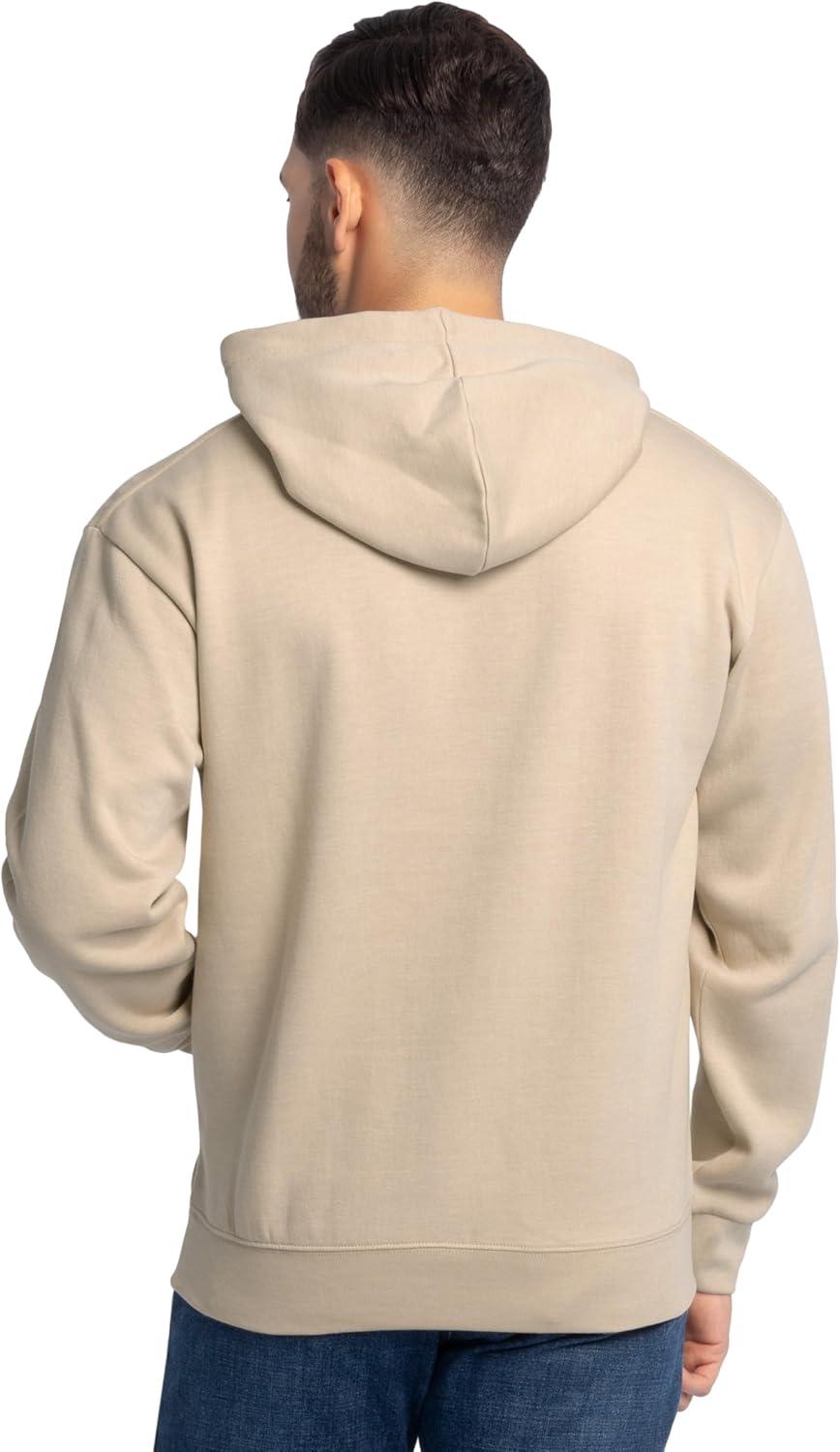 imageFruit of the Loom Mens Eversoft Fleece Pullover Hooded Sweatshirt Moisture Wicking amp BreathableKhaki Heather Pullover