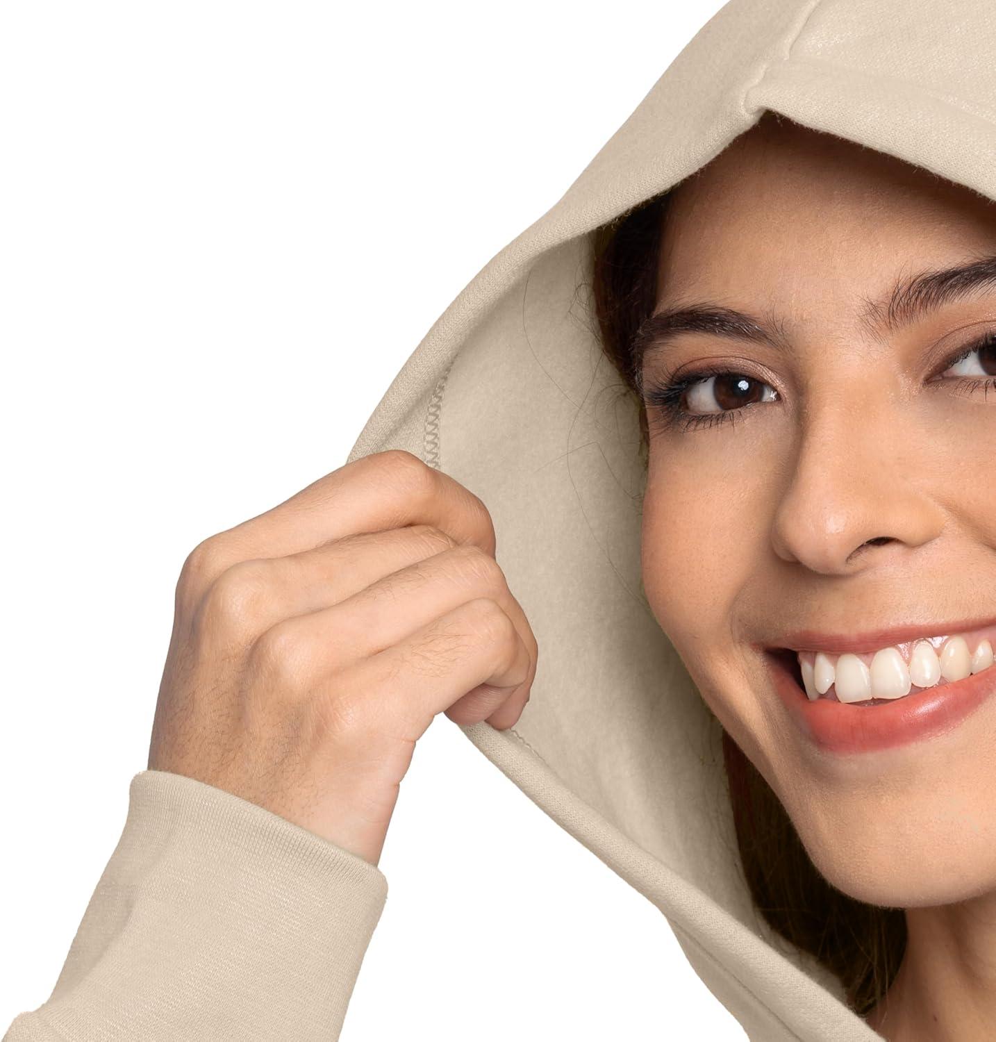 imageFruit of the Loom Mens Eversoft Fleece Pullover Hooded Sweatshirt Moisture Wicking amp BreathableKhaki Heather Pullover