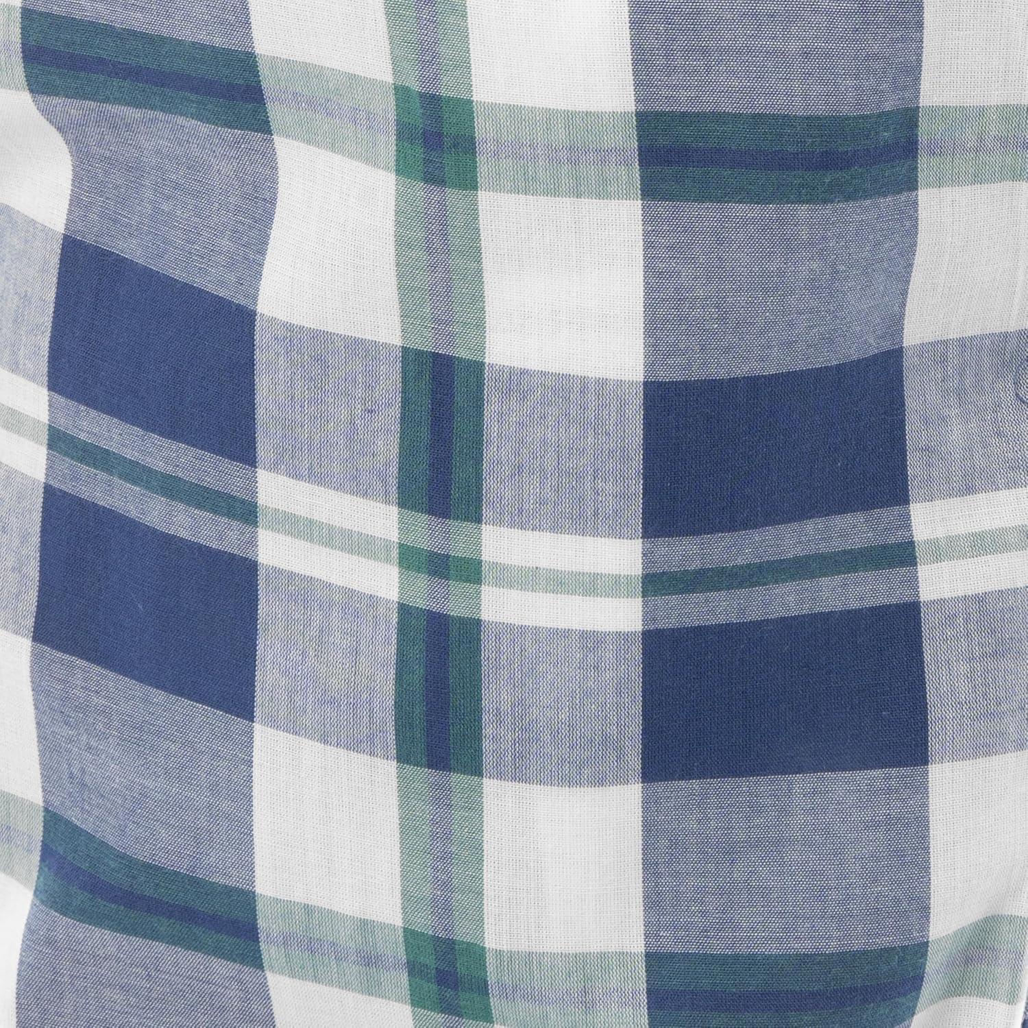 imageFruit of the Loom Mens Extra Soft Woven Poplin Sleep ShortsBlue Plaid