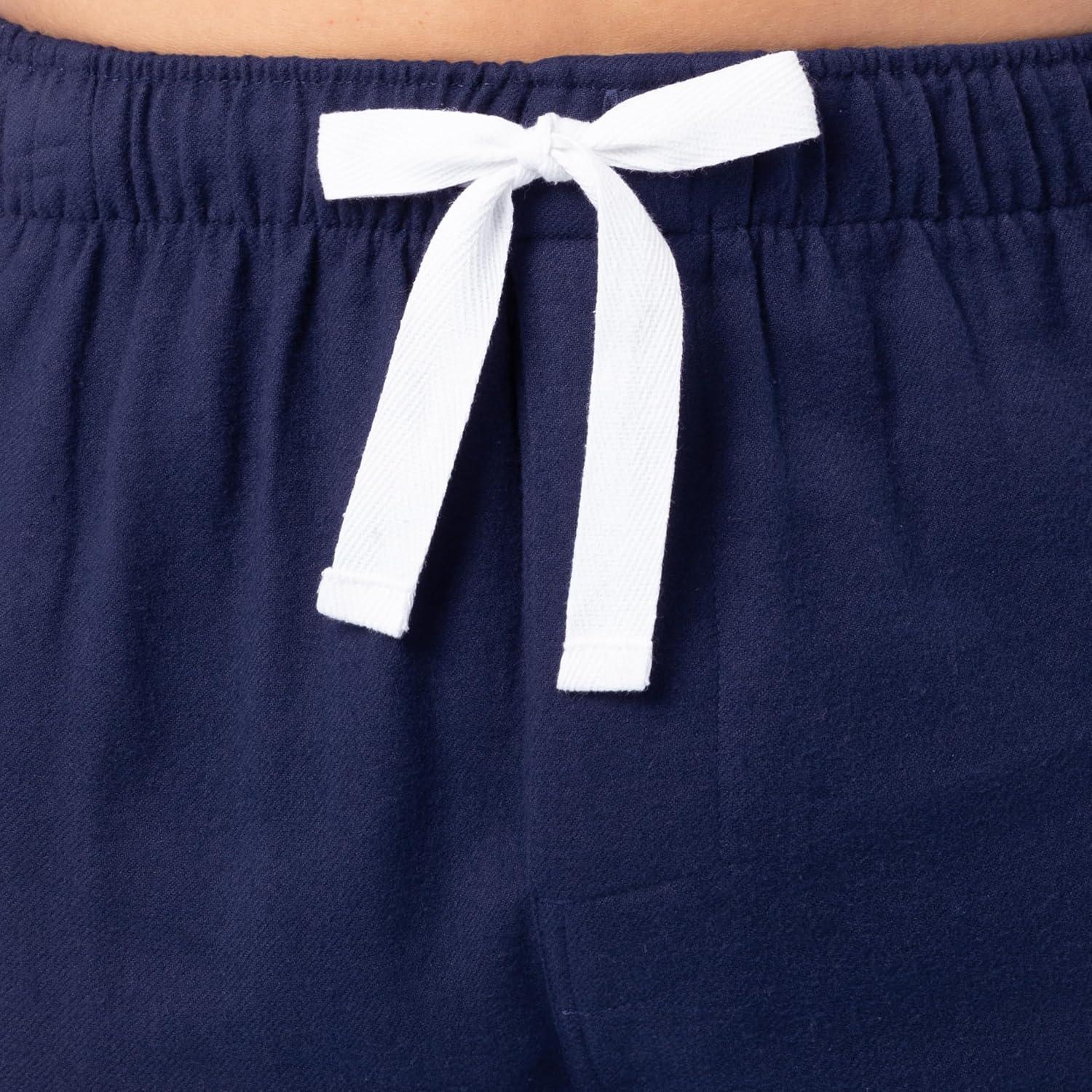 imageFruit of the Loom Mens Flannel Pajama Sleep SetNavy