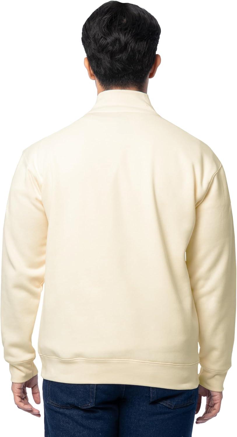 imageFruit of the Loom Mens Fleece QuarterZip Pullover SweatshirtButtercream