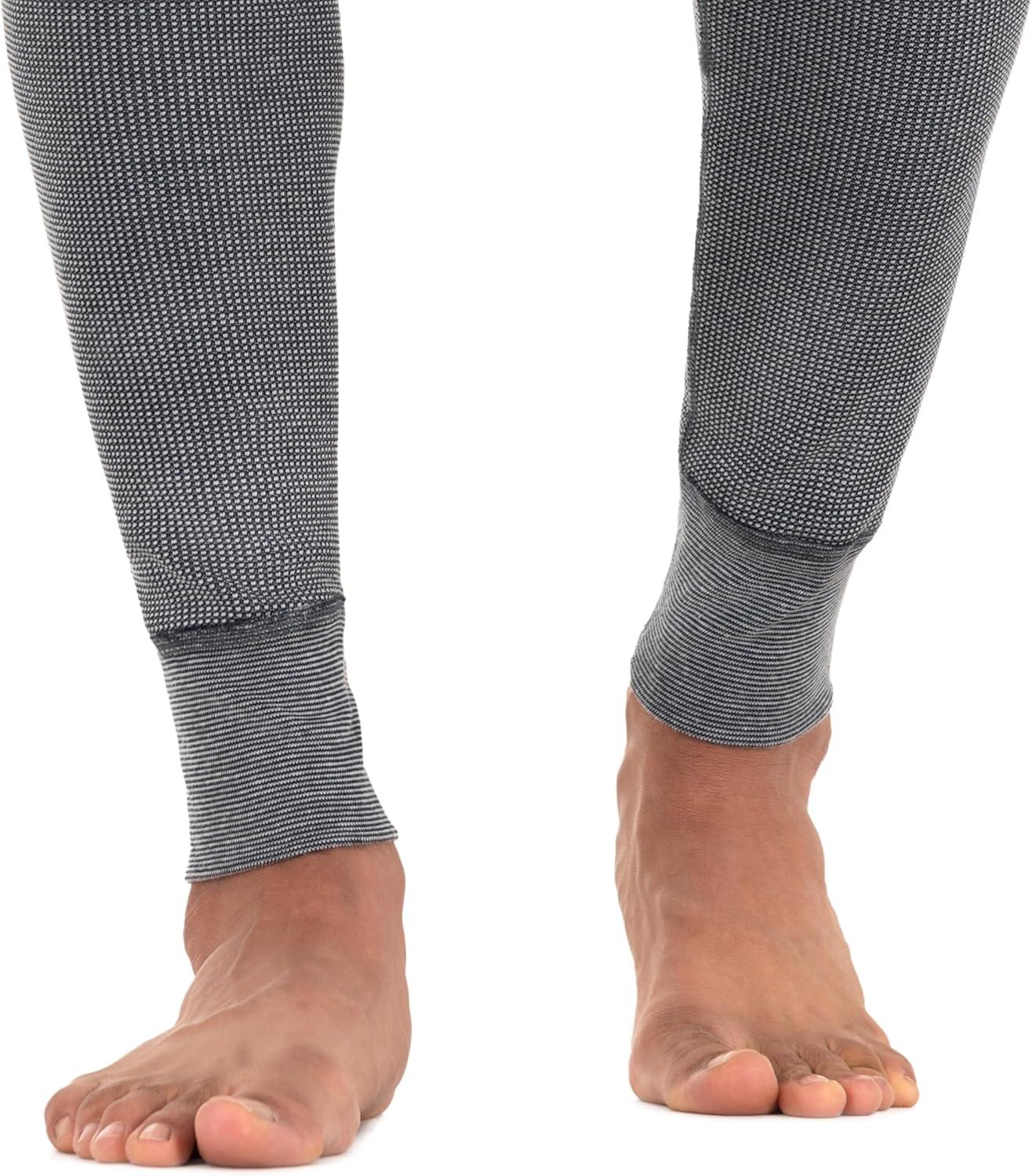 imageFruit of The Loom Mens Recycled Premium Waffle Thermal Underwear Long Johns Bottom 1 2 3 and 4 PacksGreystone Heather 1 Pack