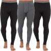 Black/Black/Greystone Heather - 3 Pack