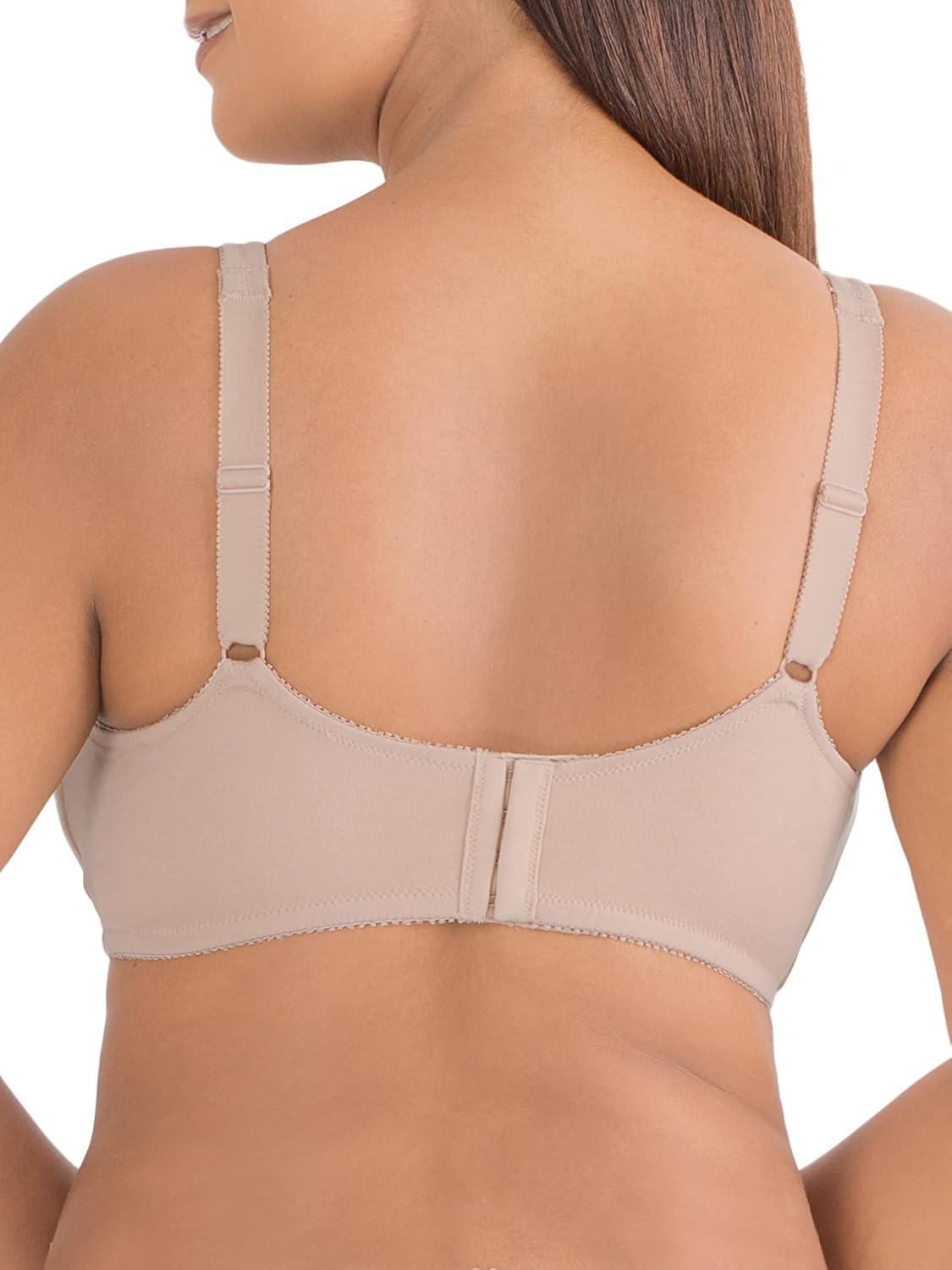 imageFruit of The Loom Womens Cotton Soft Cup Bra WireFree with Seamed Design for Extra SupportSand