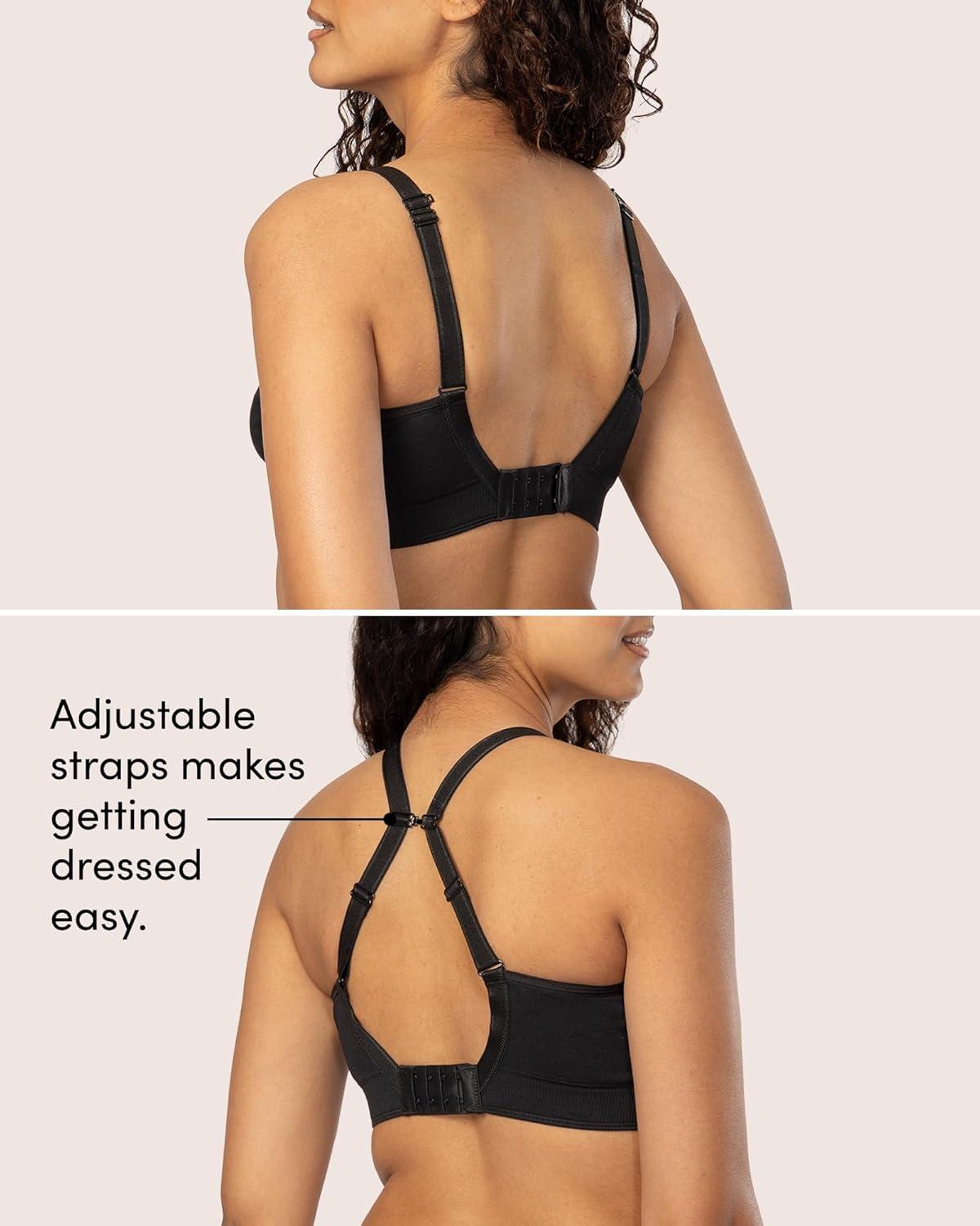 imageFruit of the Loom Womens Wireless Nursing Support BraBlack Hue