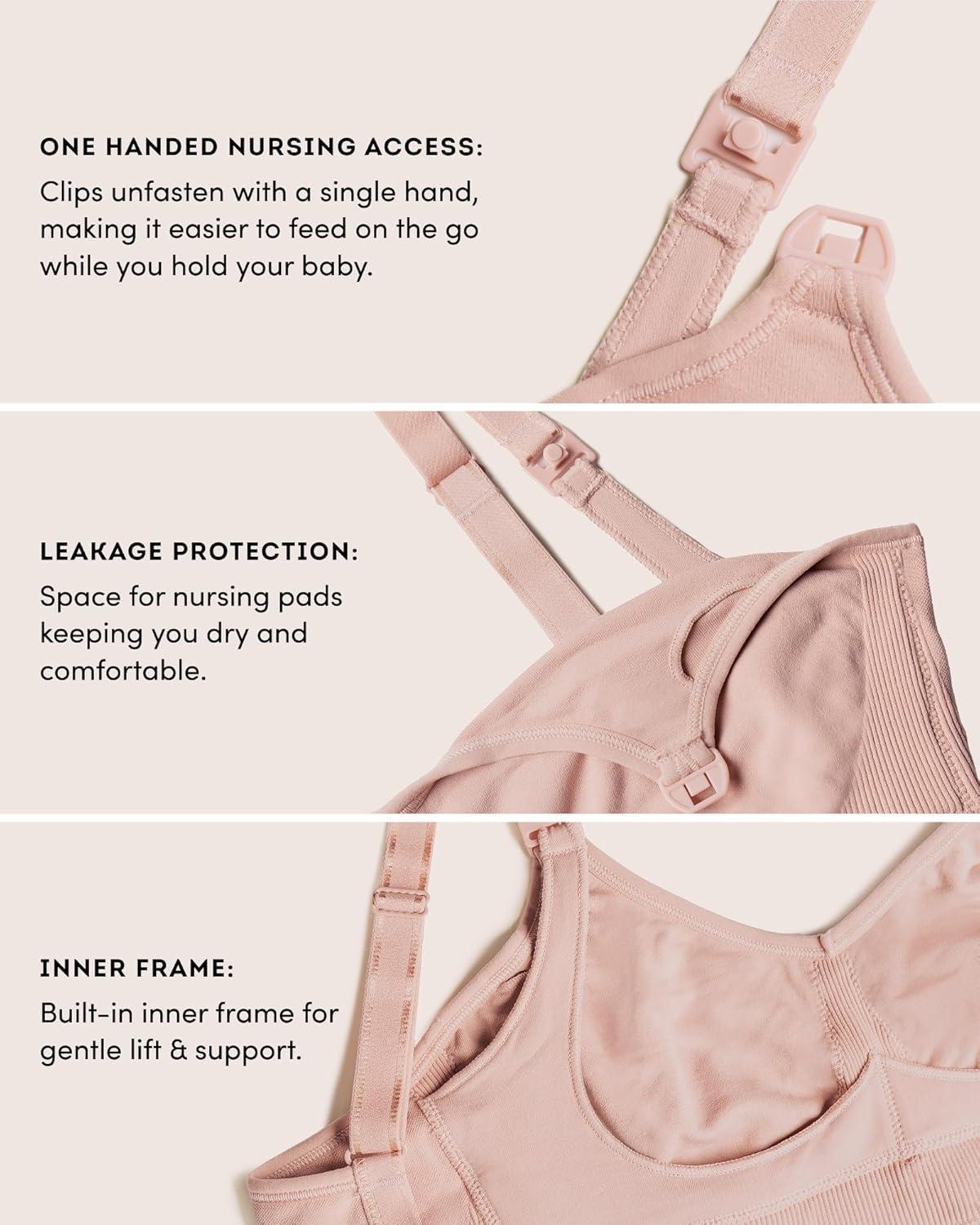 imageFruit of the Loom Womens Wireless Nursing Support BraRose Shadow
