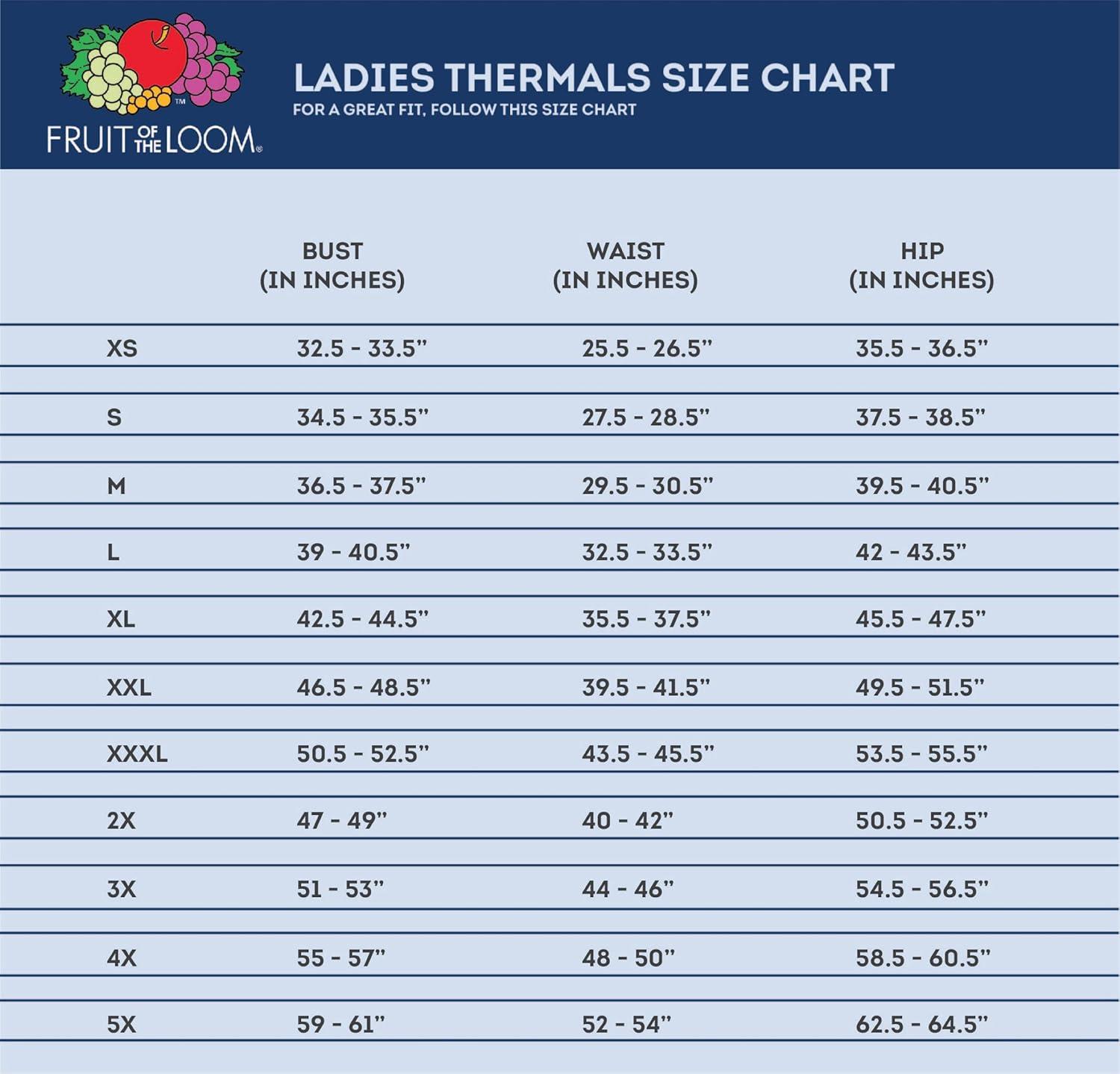 imageFruit of the Loom Womens High Neck Top and Legging Thermal SetPurple