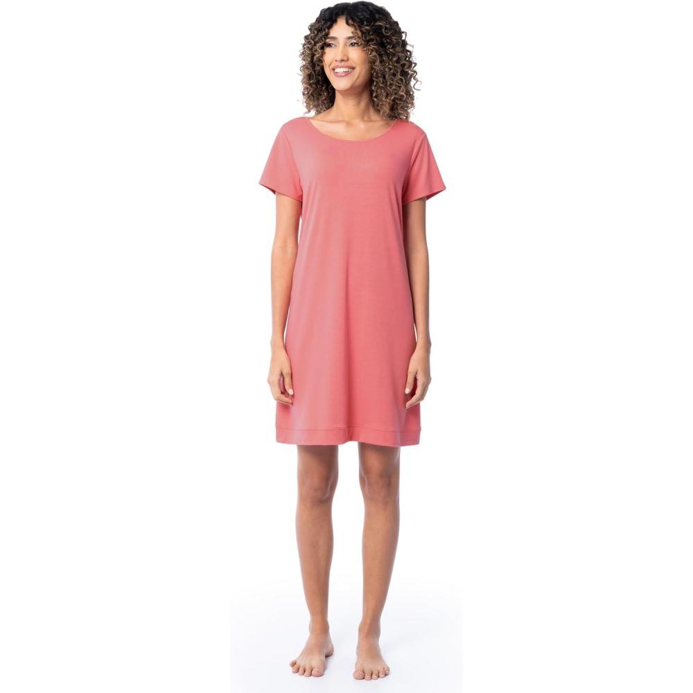 imageFruit of the Loom Womens Super Soft and Breathable Sleep ShirtDesert Rose
