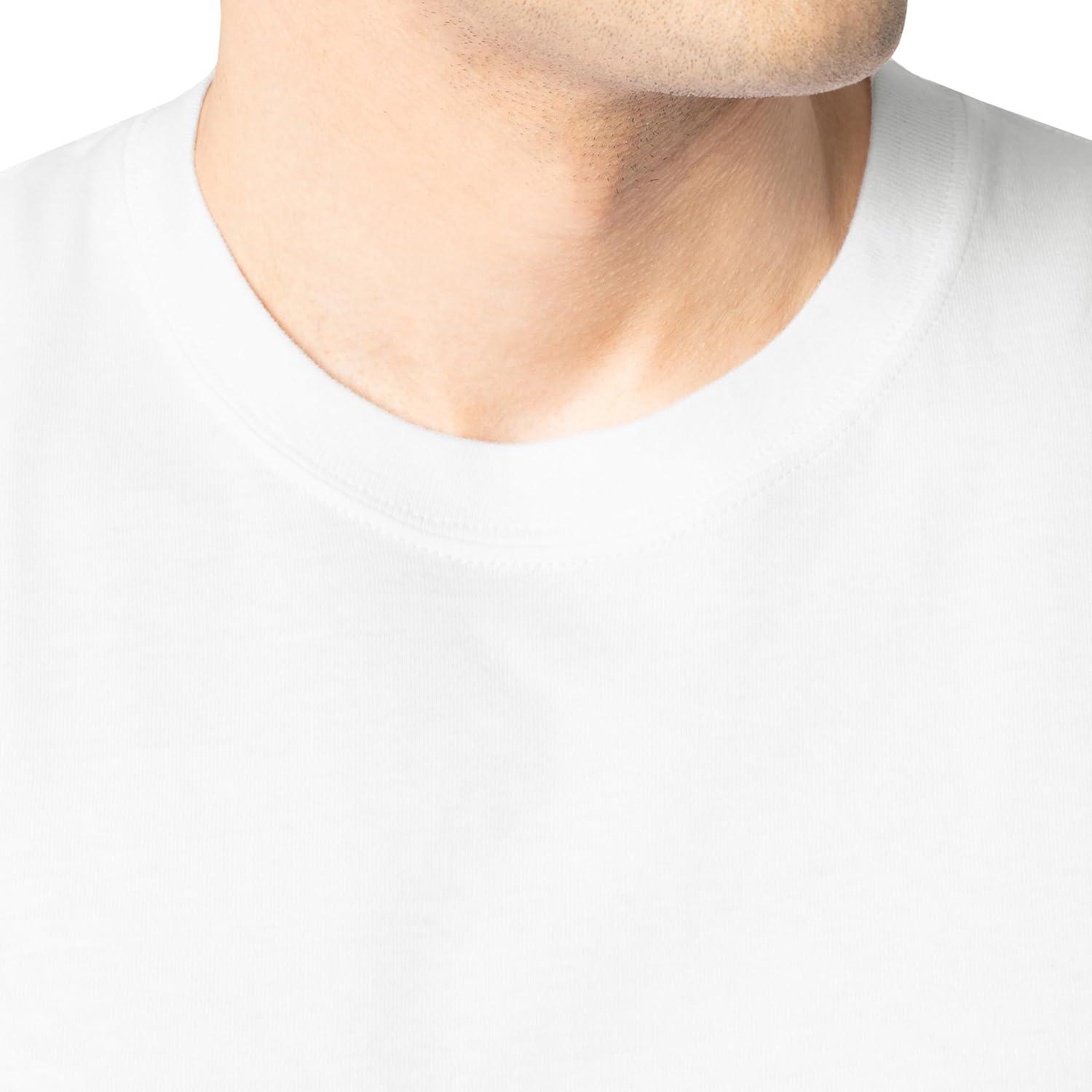 imageFruit of The Loom Mens Eversoft Cotton Sleeveless T Shirts Breathable amp Moisture Wicking with Odor Control Sizes S4XWhite