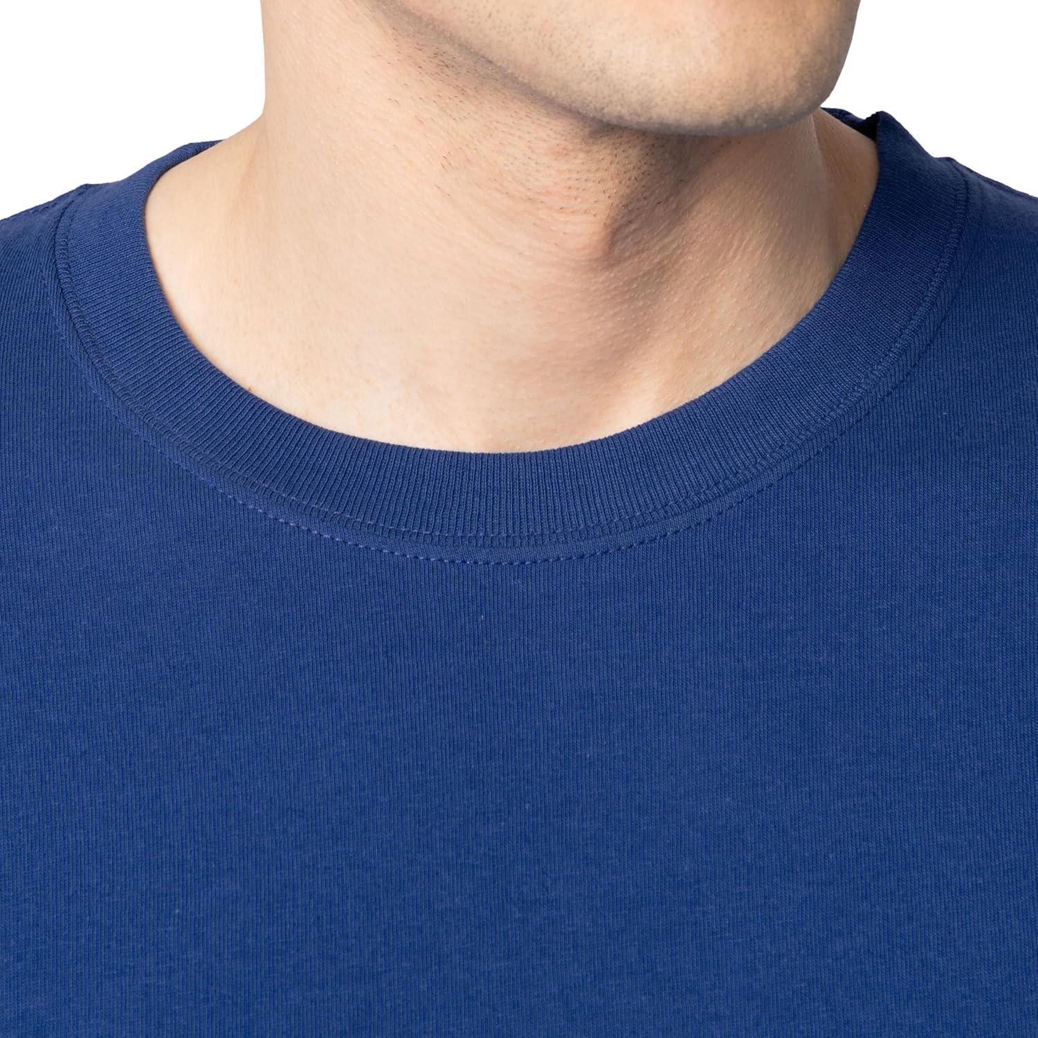 imageFruit of The Loom Mens Eversoft Cotton T Shirts Breathable amp Moisture Wicking with Odor Control Sizes S4x2 Pack Blue