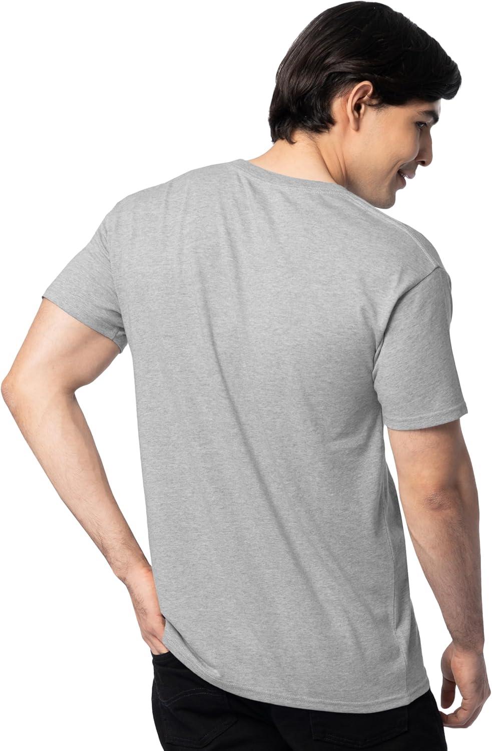 imageFruit of The Loom Mens Eversoft Cotton T Shirts Breathable amp Moisture Wicking with Odor Control Sizes S4x2 Pack Grey Heather