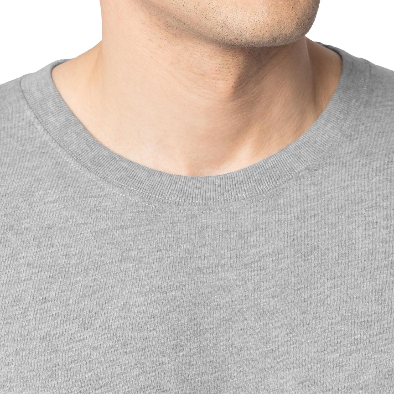 imageFruit of The Loom Mens Eversoft Cotton T Shirts Breathable amp Moisture Wicking with Odor Control Sizes S4x2 Pack Grey Heather