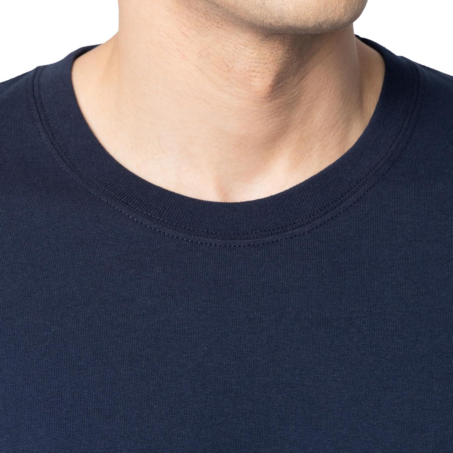 imageFruit of The Loom Mens Eversoft Cotton T Shirts Breathable amp Moisture Wicking with Odor Control Sizes S4x2 Pack Navy