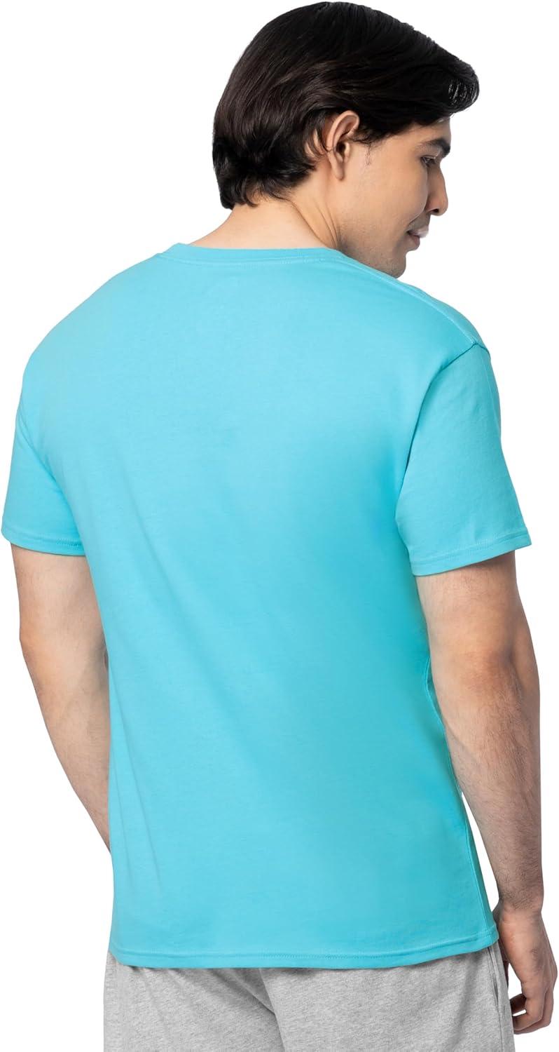 imageFruit of The Loom Mens Eversoft Cotton T Shirts Breathable amp Moisture Wicking with Odor Control Sizes S4x2 Pack Scuba Blue
