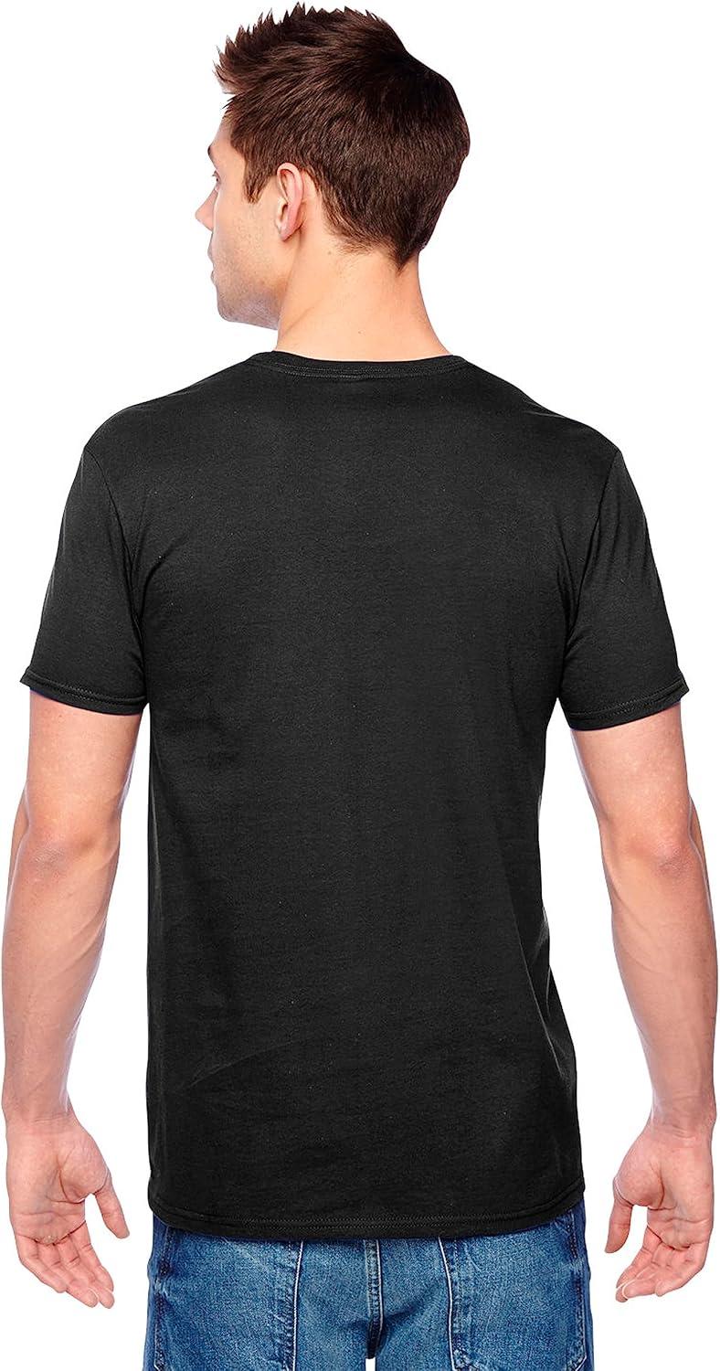 imageFruit of The Loom Mens Eversoft Cotton T Shirts Breathable amp Moisture Wicking with Odor Control Sizes S4xCrew 12 Pack Black