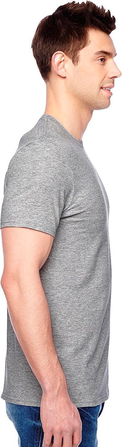 imageFruit of The Loom Mens Eversoft Cotton T Shirts Breathable amp Moisture Wicking with Odor Control Sizes S4xCrew 12 Pack Grey Heather