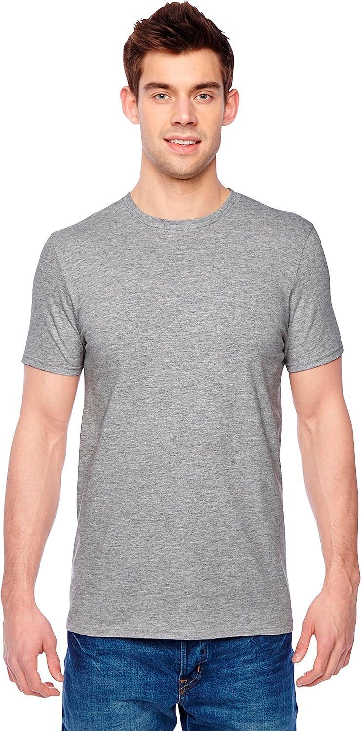 imageFruit of The Loom Mens Eversoft Cotton T Shirts Breathable amp Moisture Wicking with Odor Control Sizes S4xCrew 12 Pack Grey Heather