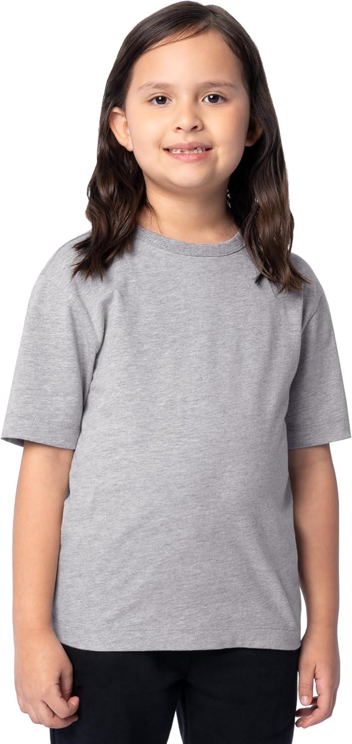 imageFruit of the Loom Boys Short Sleeve Cotton Crewneck TShirts 3 PackHeather GreyHeather GreyHeather Grey