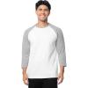 White/Light Grey Heather