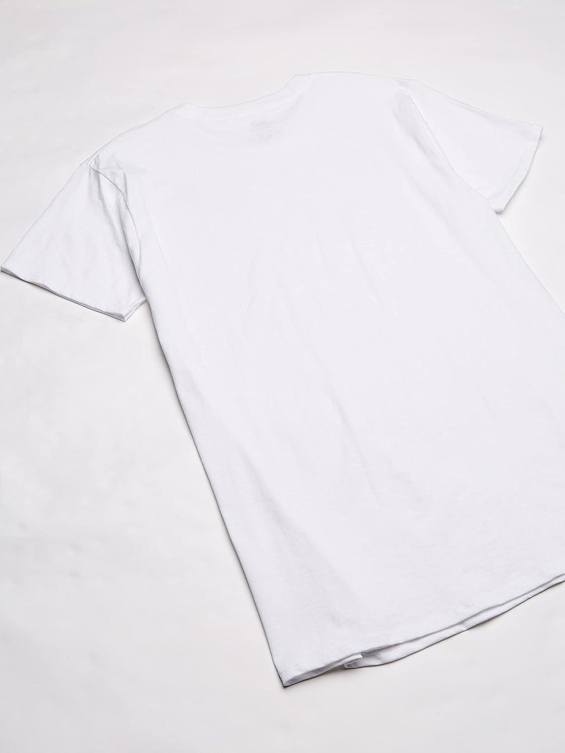 imageFruit of The Loom Boys Eversoft Cotton Undershirts T Shirts amp Tank TopsT Shirt Husky 10 Pack White