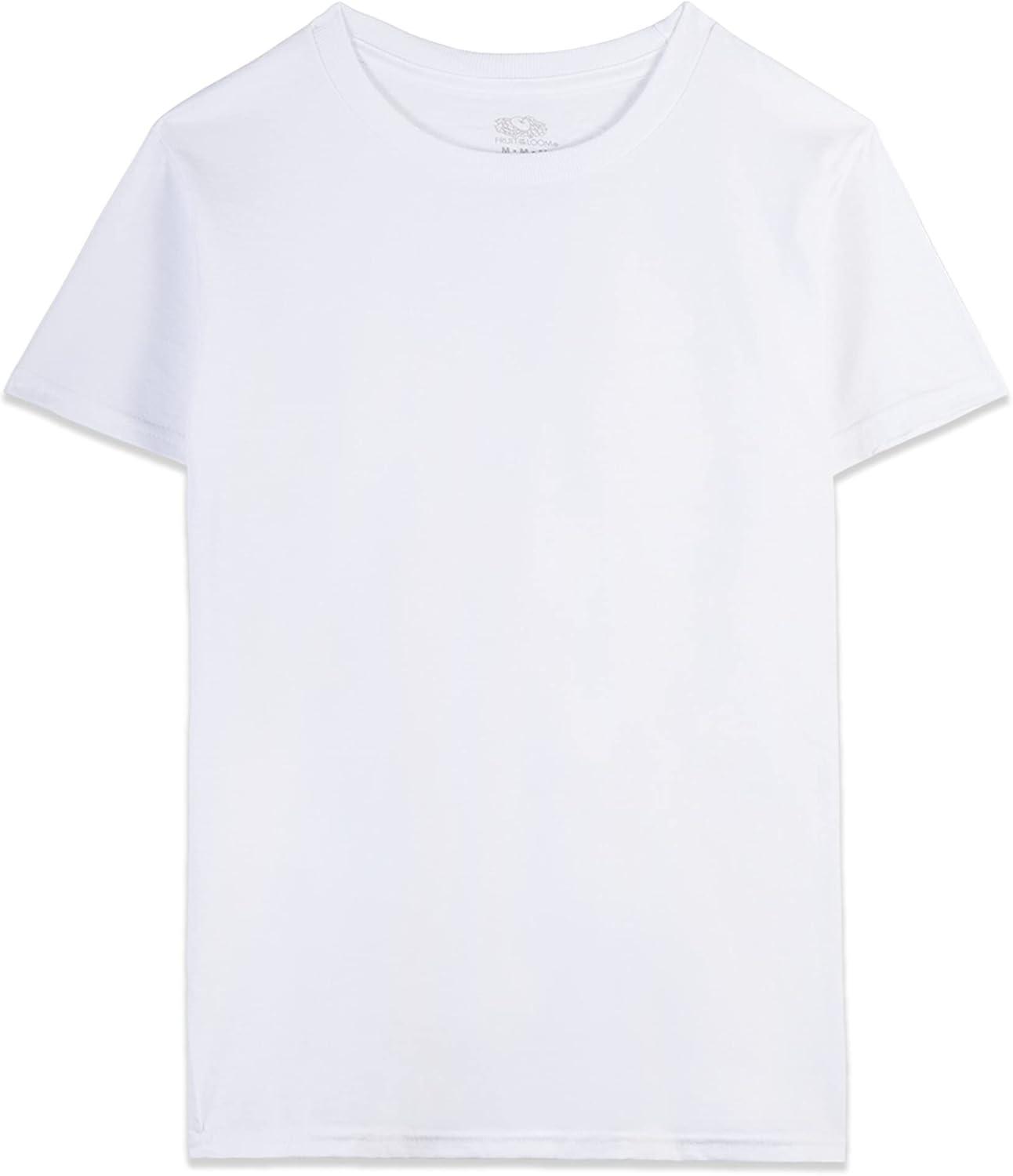imageFruit of The Loom Boys Eversoft Cotton Undershirts T Shirts amp Tank TopsT Shirt Toddler 10 Pack White