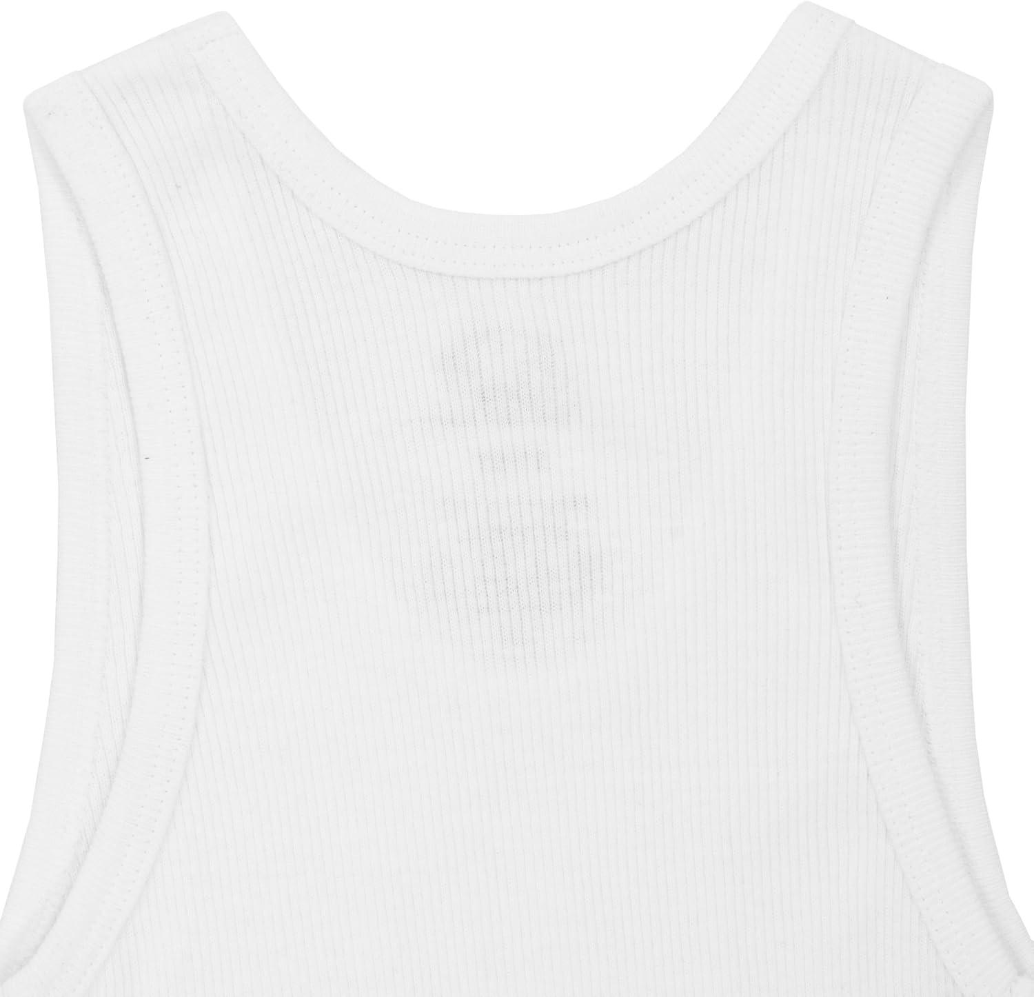imageFruit of The Loom Boys Eversoft Cotton Undershirts T Shirts amp Tank TopsTank Toddler 10 Pack White