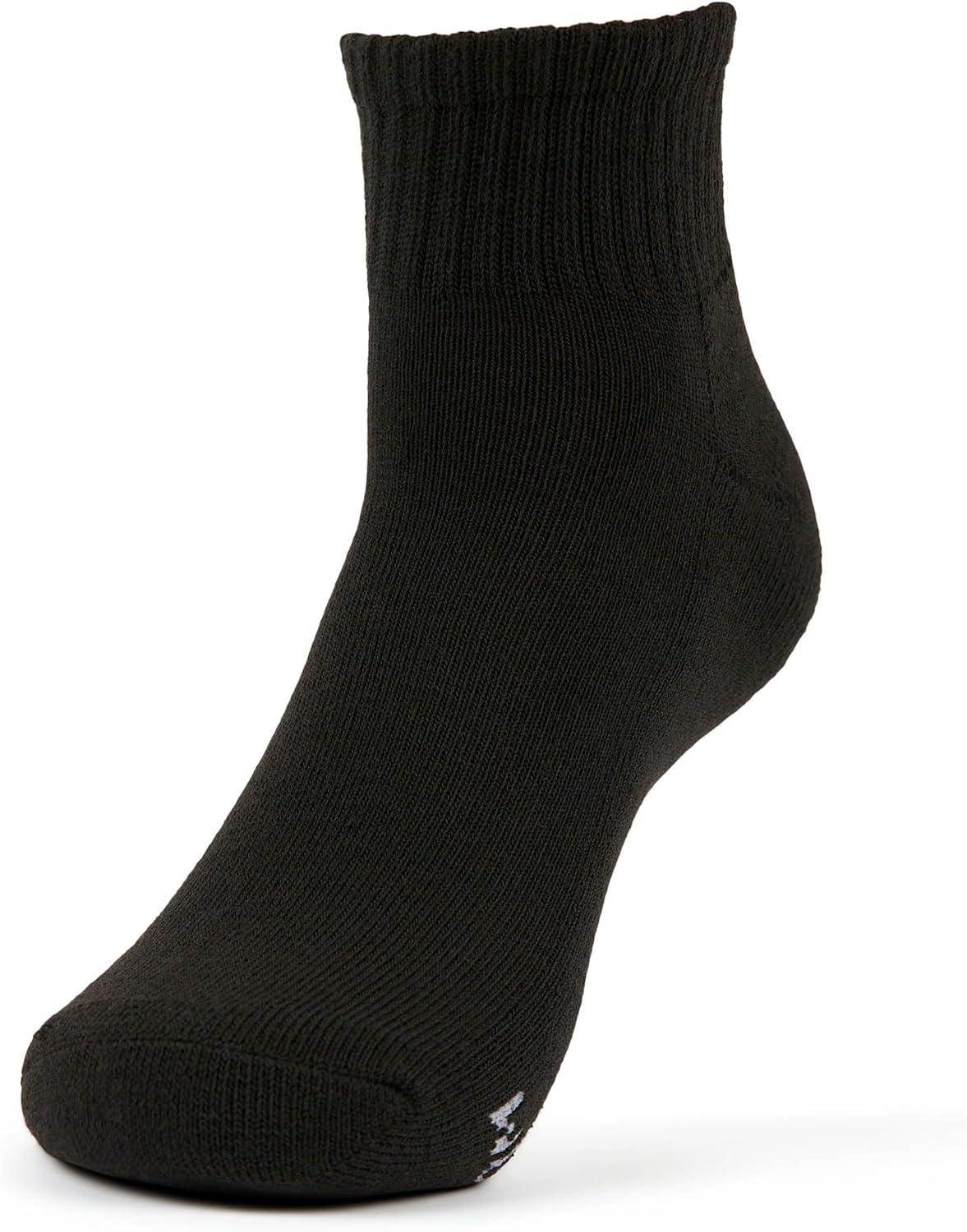 imageFruit of the Loom Womens Everyday Basics Socks Breathable with Half Cushion MultiPacksAnkle 8 Pack Black