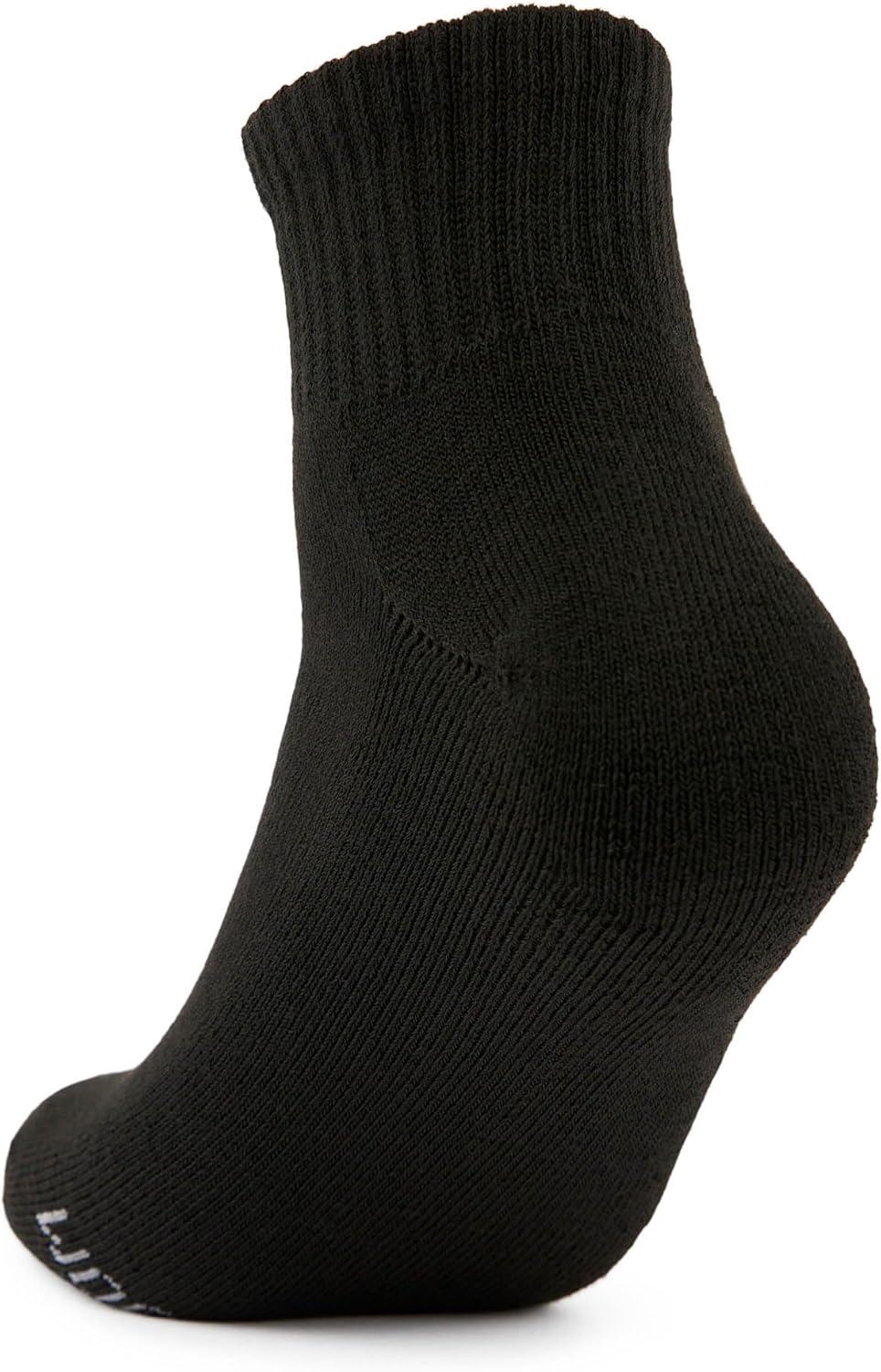 imageFruit of the Loom Womens Everyday Basics Socks Breathable with Half Cushion MultiPacksAnkle 8 Pack Black
