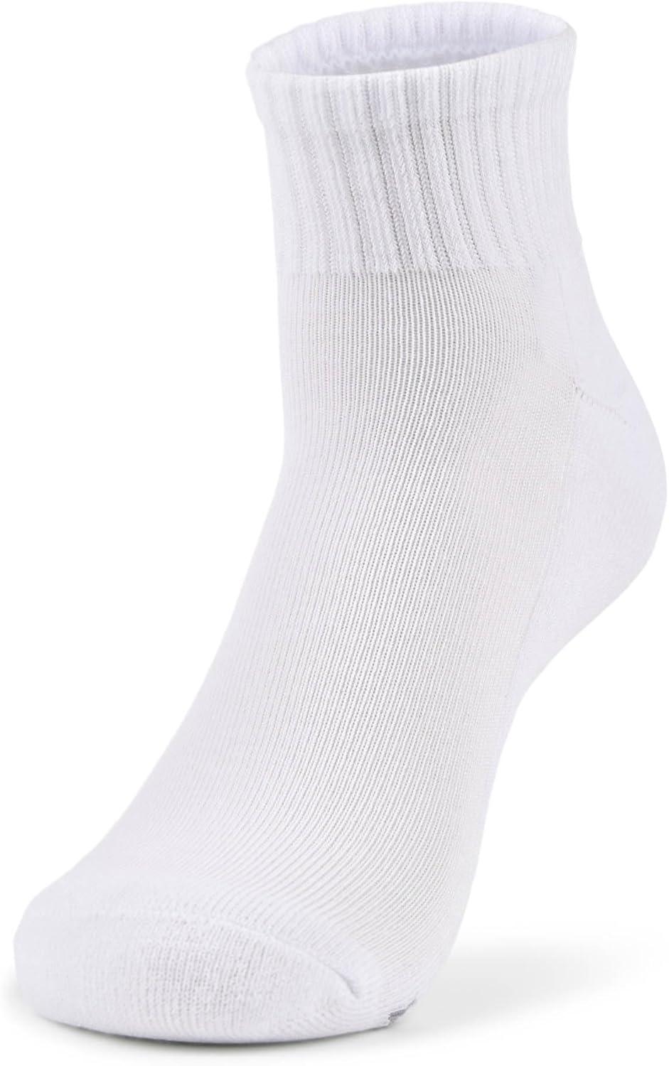 imageFruit of the Loom Womens Everyday Basics Socks Breathable with Half Cushion MultiPacksAnkle 8 Pack White