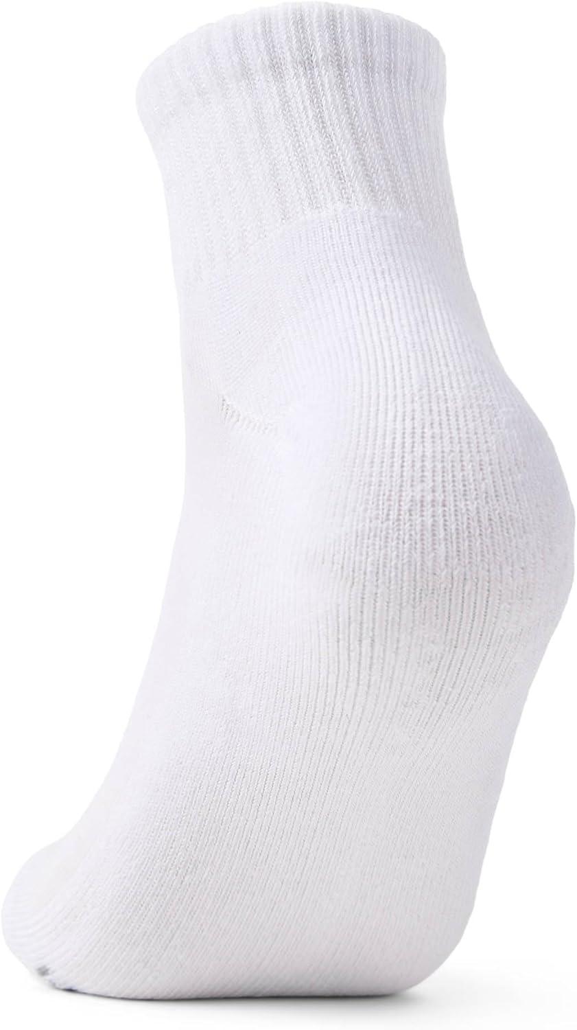 imageFruit of the Loom Womens Everyday Basics Socks Breathable with Half Cushion MultiPacksAnkle 8 Pack White