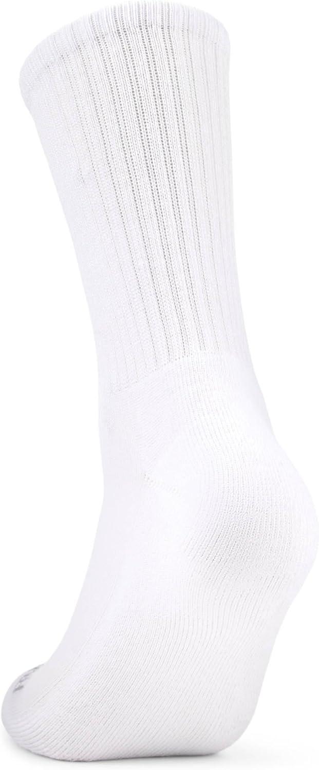 imageFruit of the Loom Womens Everyday Basics Socks Breathable with Half Cushion MultiPacksCrew 8 Pack White