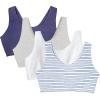 Cottage Stripes/Skipper Blue/Grey Heather/White