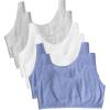 Heather Blue/ White/ Heather Grey