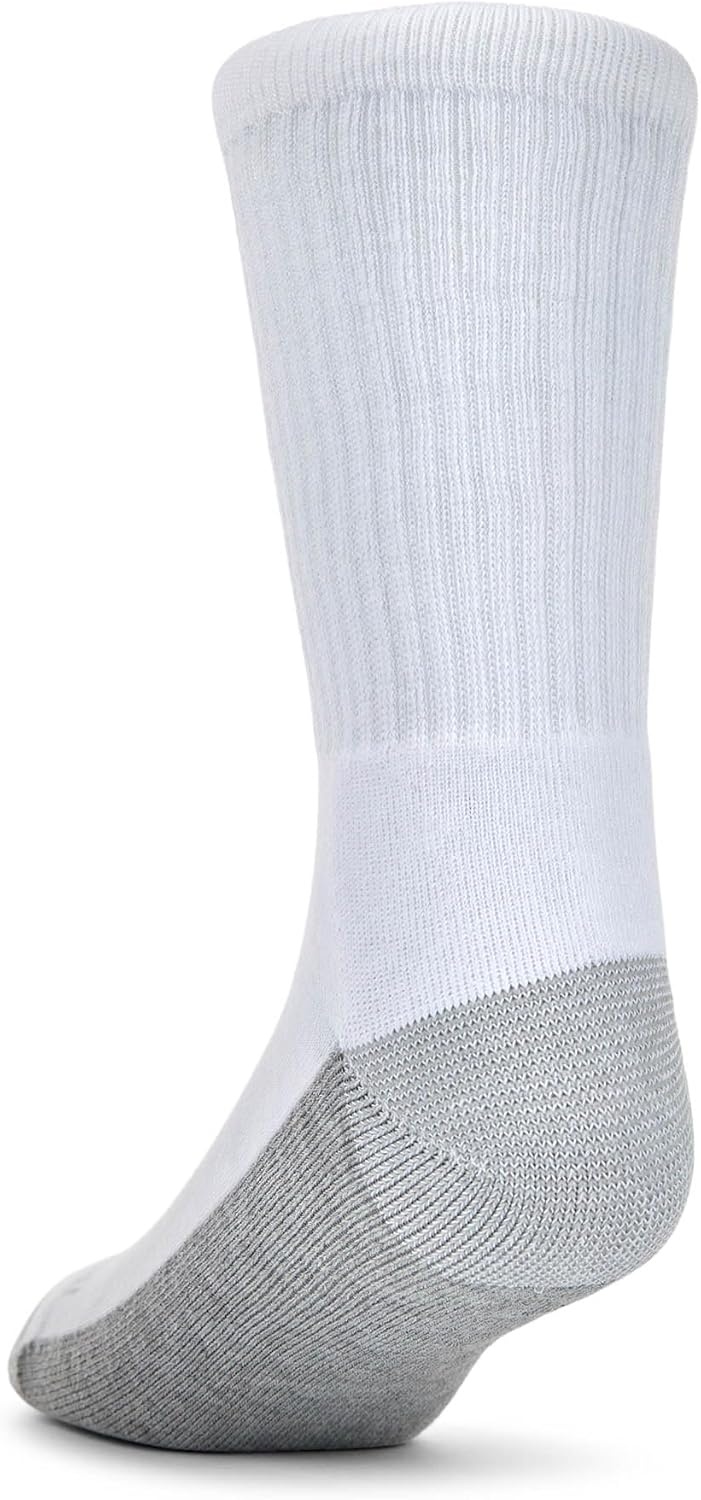 image:imageFruit of the Loom Mens Dual Defense Ankle Socks Odor Protection with Half Cushion MultiPacksCrew 10 Pack White