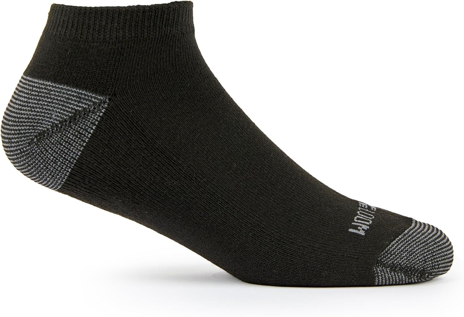 image:imageFruit of the Loom Mens Dual Defense Ankle Socks Odor Protection with Half Cushion MultiPacksLow Cut 10 Pack Black