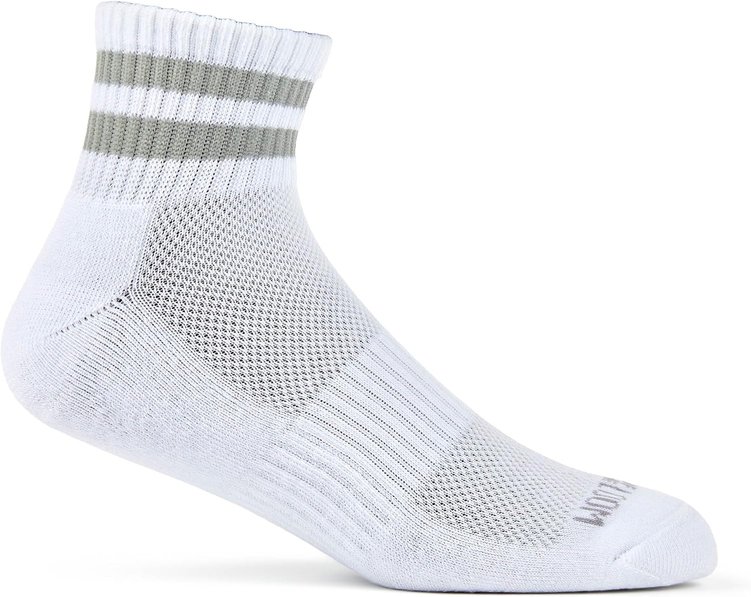 image:imageFruit of the Loom Mens Workgear Durable Crew Socks with Arch SupportAnkle 8 Pack Varsity Stripe