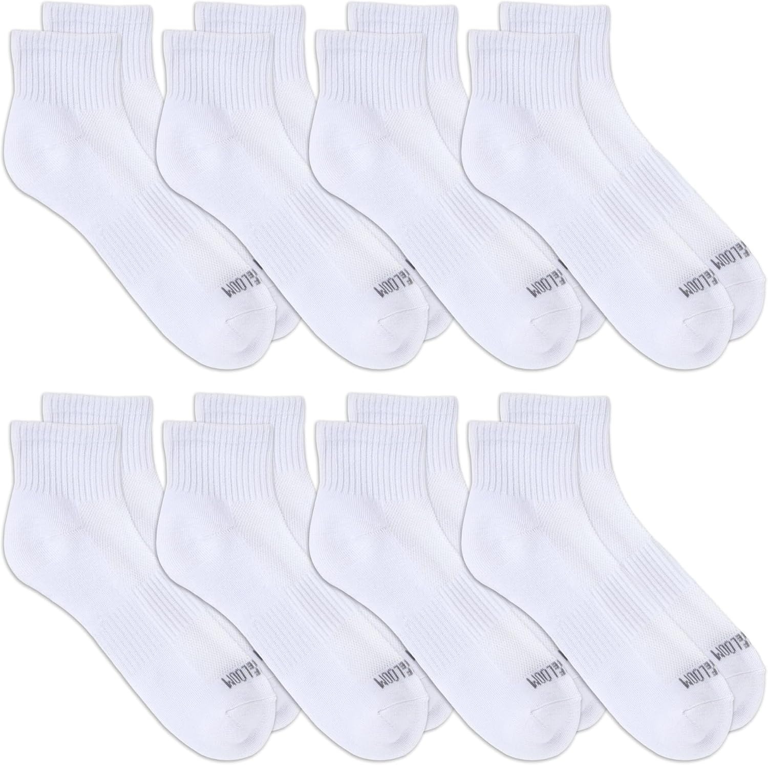 image:imageFruit of the Loom Mens Workgear Durable Crew Socks with Arch SupportAnkle 8 Pack White