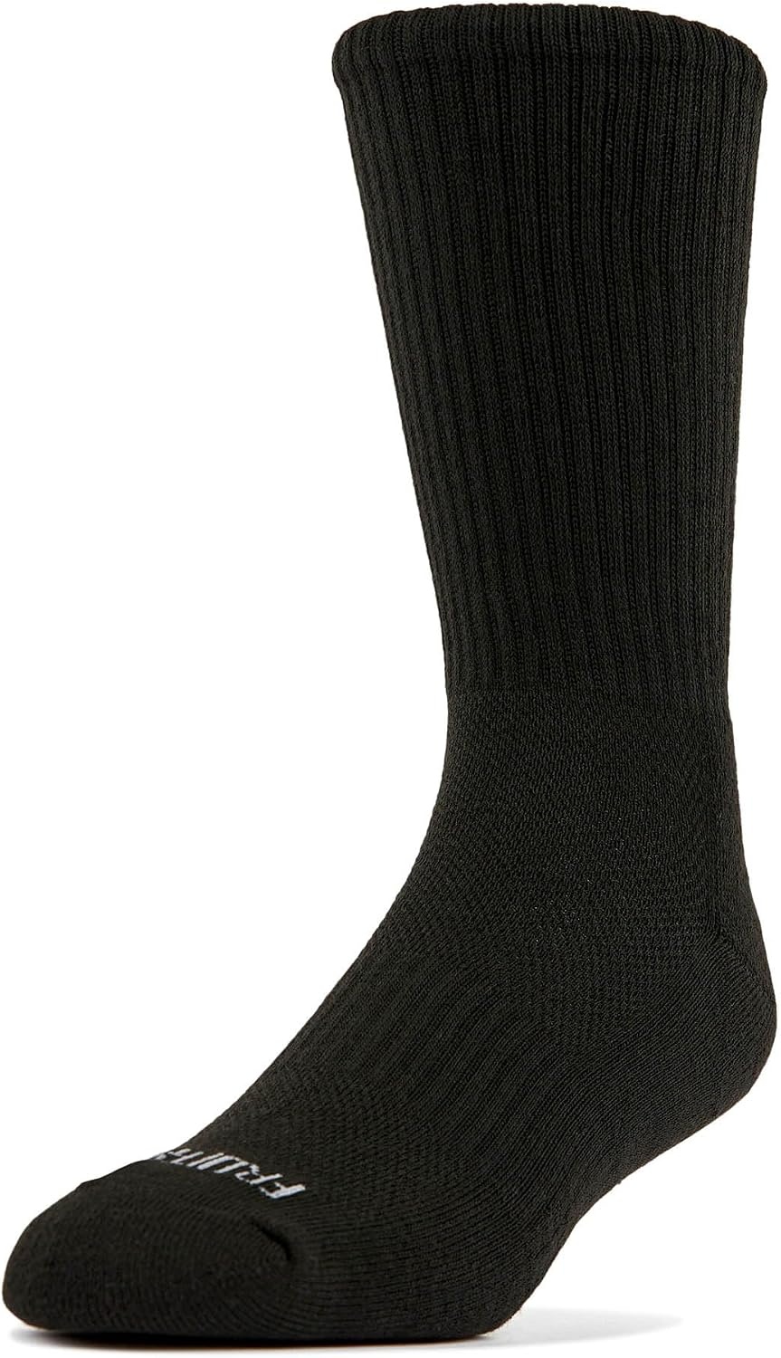 image:imageFruit of the Loom Mens Workgear Durable Crew Socks with Arch SupportCrew 8 Pack Black