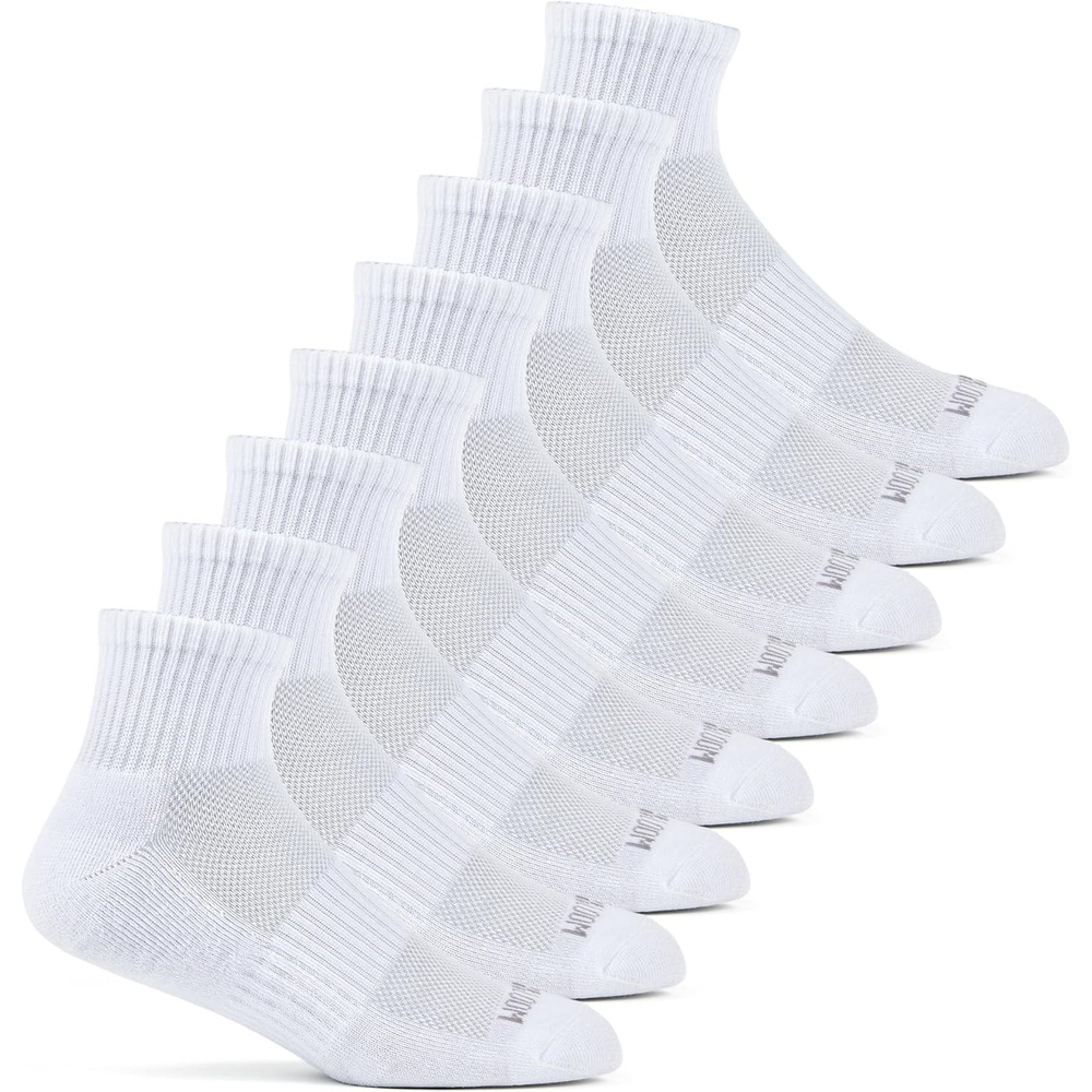 image:imageFruit of the Loom Mens Workgear Durable Crew Socks with Arch SupportAnkle 8 Pack White