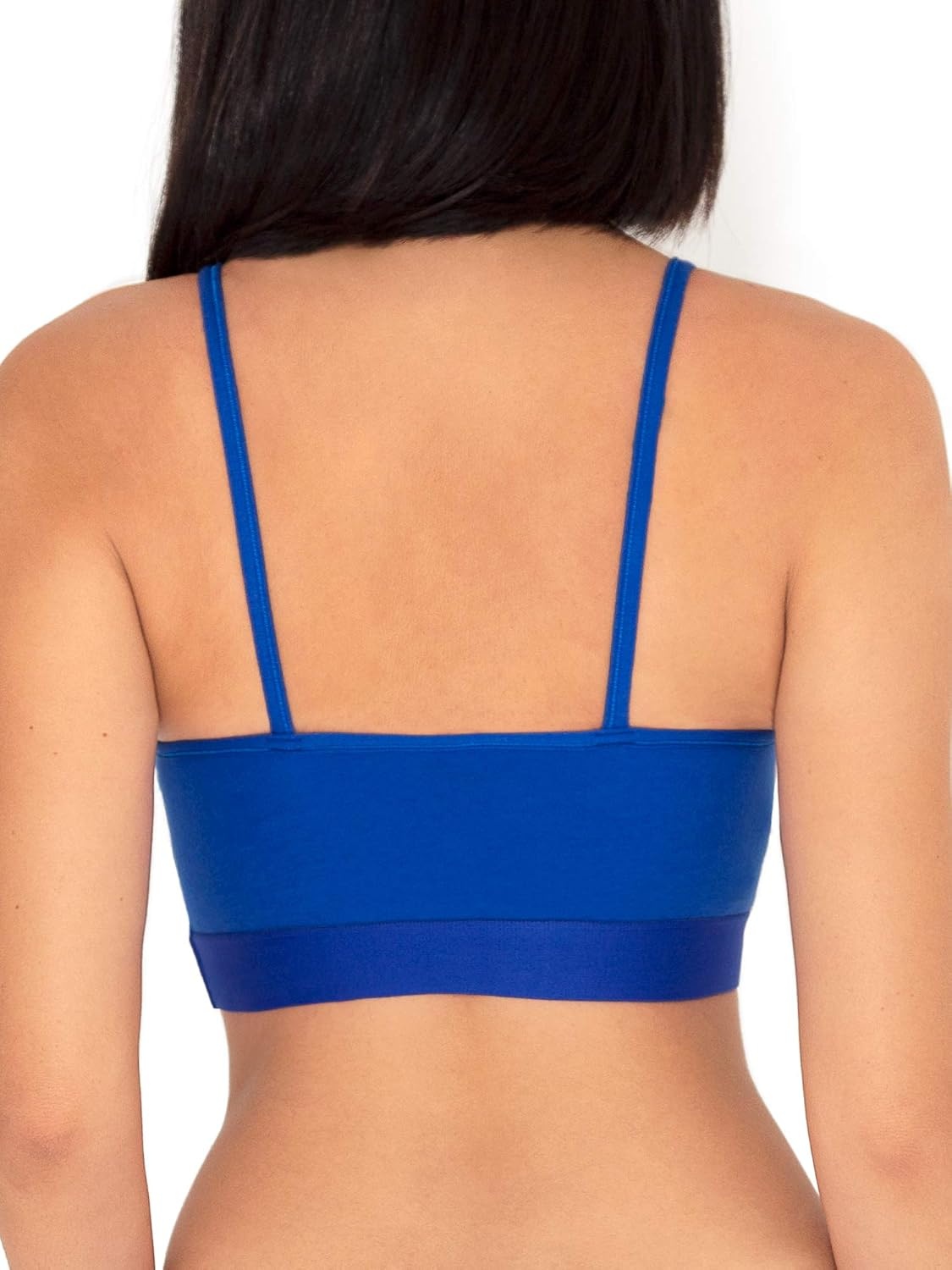 image:imageFruit of the Loom Womens Spaghetti Strap Cotton Sports Bra AllDay Comfort amp Easy MovementCrantasticCrazy Cobalt Wonder Woman
