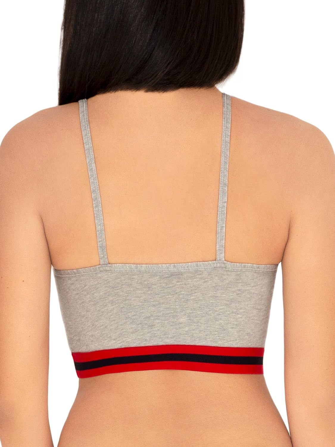 image:imageFruit of the Loom Womens Spaghetti Strap Cotton Sports Bra AllDay Comfort amp Easy MovementHeather GreyCrantastic Wonder Woman