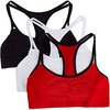 Red Hot With Black/White/Black Hue