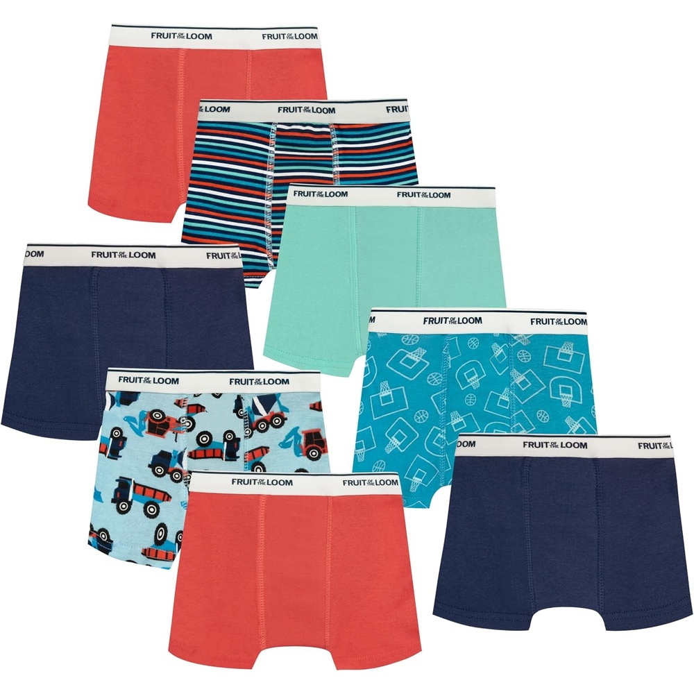 image:imageFruit of the Loom Boys 8pack Cotton Training Underwear Absorbent Potty Training BriefsBoxer Brief 8 Pack