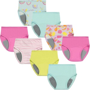 Fruit of the Loom Girls’ Cotton Training Briefs, Absorbent Potty Training Underwear, 8-pack(8 Pack-assorted)