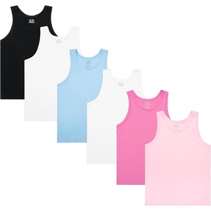 Fruit of the Loom Girls Undershirts (Camis & Tanks)(6 Pack-assorted-tank)