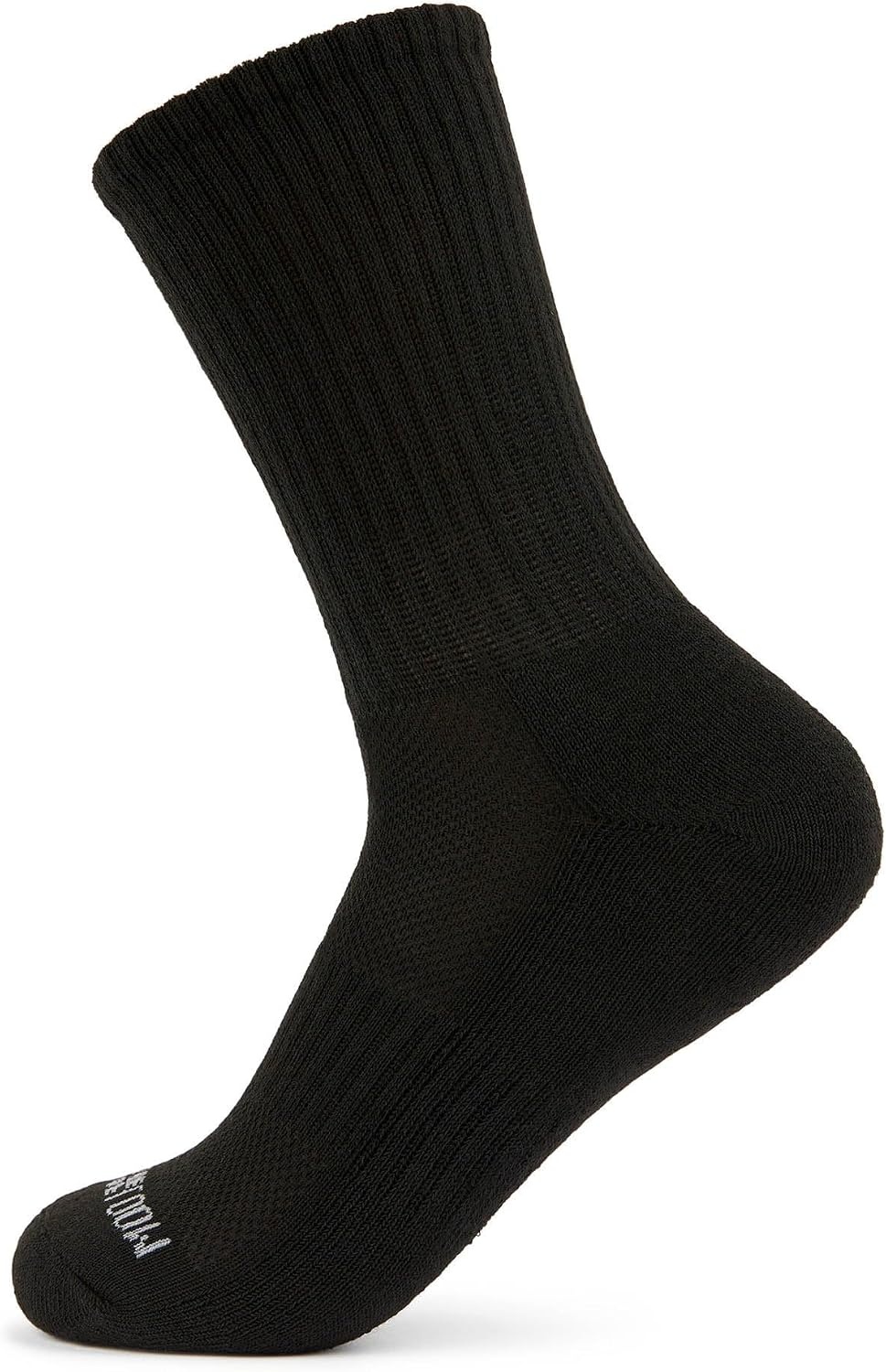 image:imageFruit of the Loom Boys Coolzone Socks Breathable with Half Cushion MultiPacksCrew 8 Pack Black