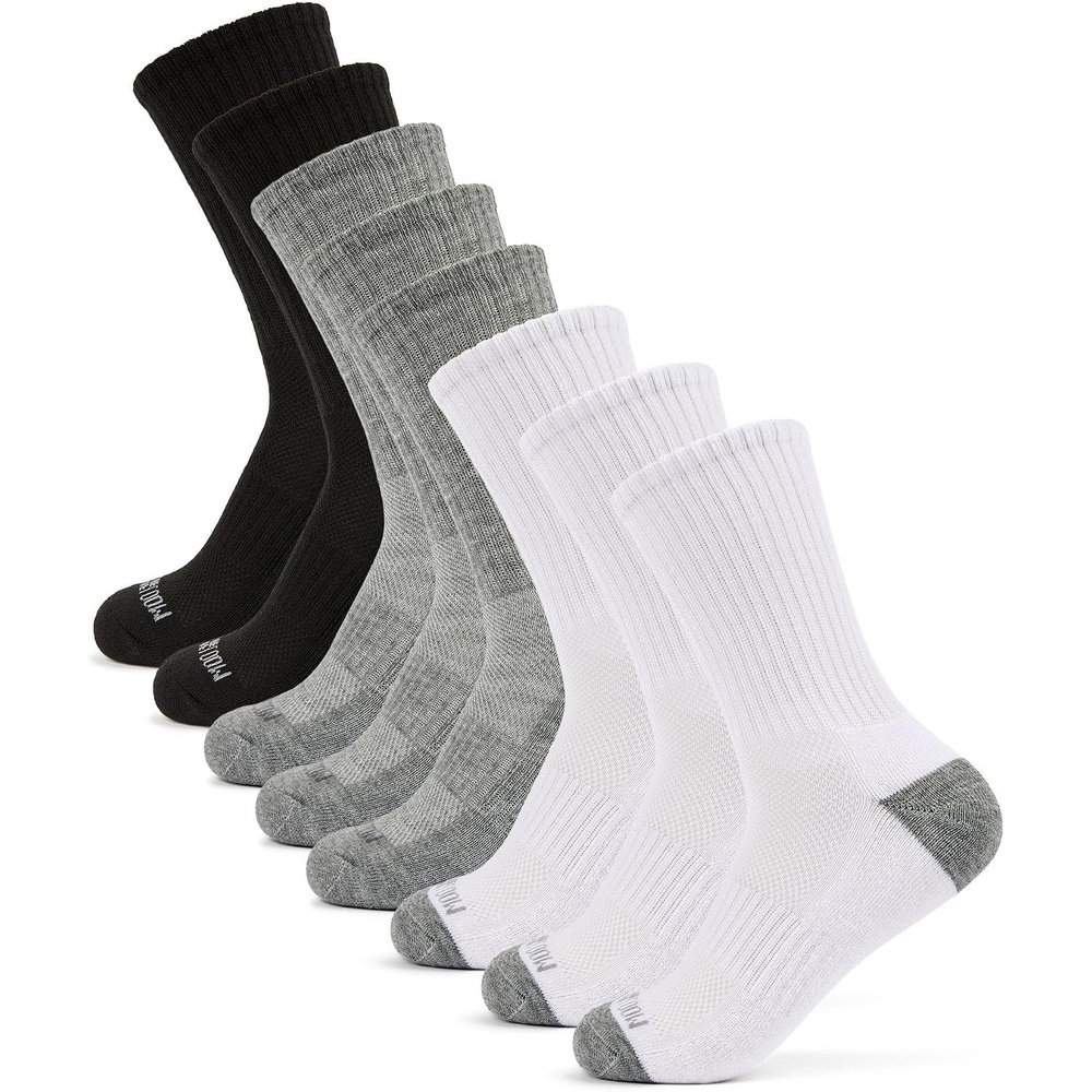 image:imageFruit of the Loom Boys Coolzone Socks Breathable with Half Cushion MultiPacksCrew 8 Pack Assorted